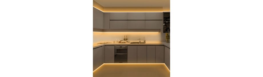 LED strip for kitchen under cabinet lighting