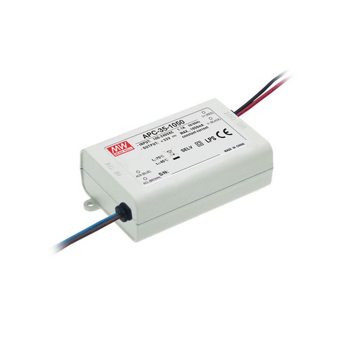 Mean Well LED Driver APC-35-1050  35W 1050mA
