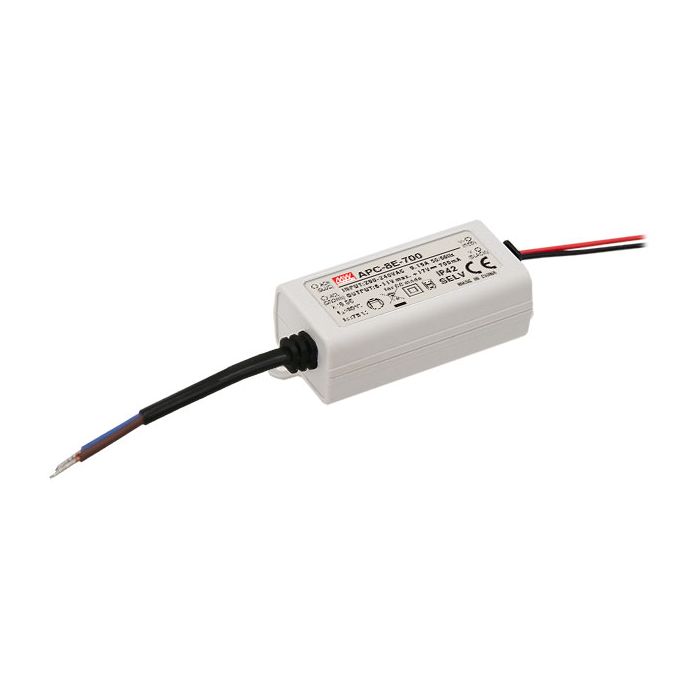 Mean Well APC-8E Series LED Power Supply 8W 250-700mA