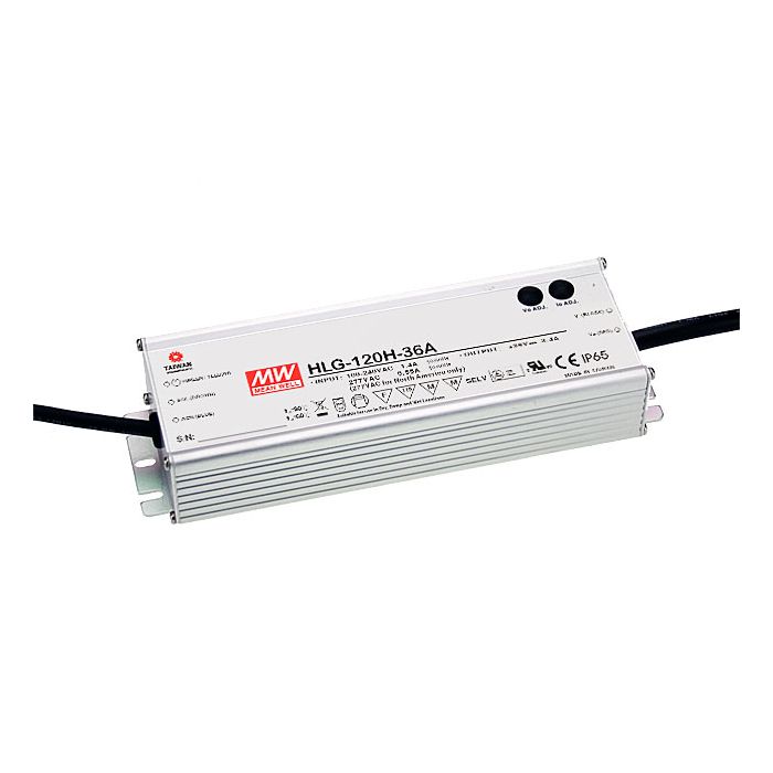 Mean Well HLG-120H Series LED Driver 120W 12V – 54V