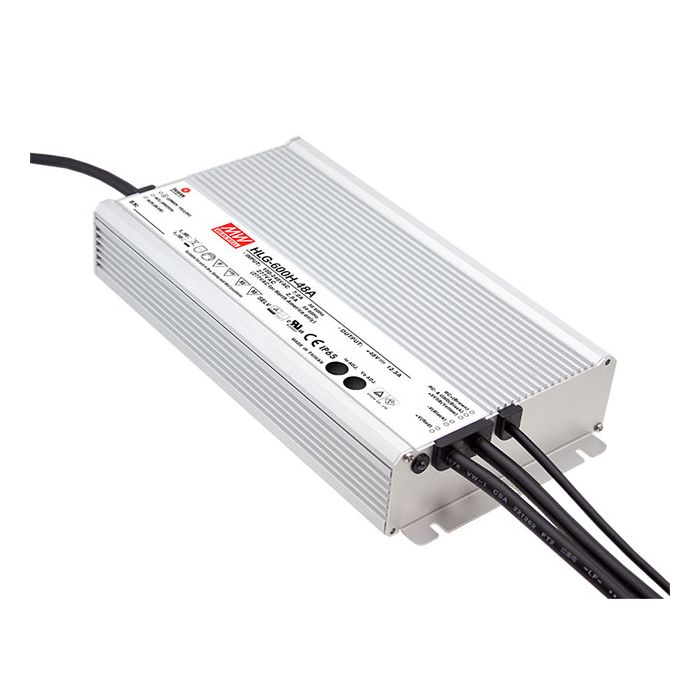 Mean Well HLG-600H Series LED Driver 480W - 605W 12V – 54V