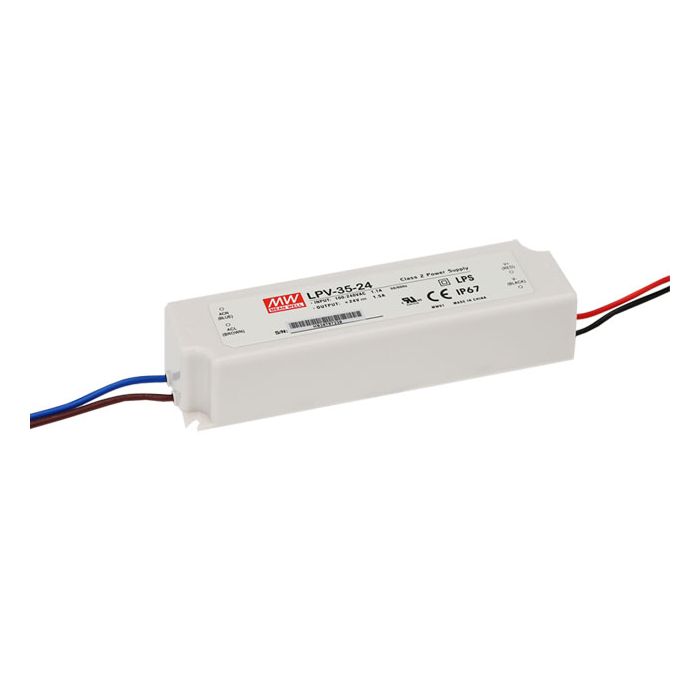 Mean Well LPV-35 Series LED Driver 30W - 35W 5V – 36V