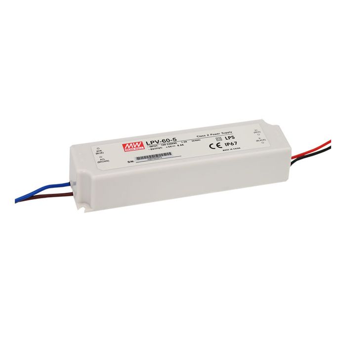 Mean Well LPV-60 Series LED Driver 40W - 60W 5V – 48V
