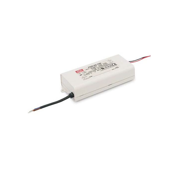 Mean Well PLD-60 Series LED Driver 60W 500mA – 2400mA