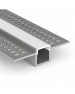 LED Profile 2M Plaster In Aluminium Extrusion & Diffuse Cover