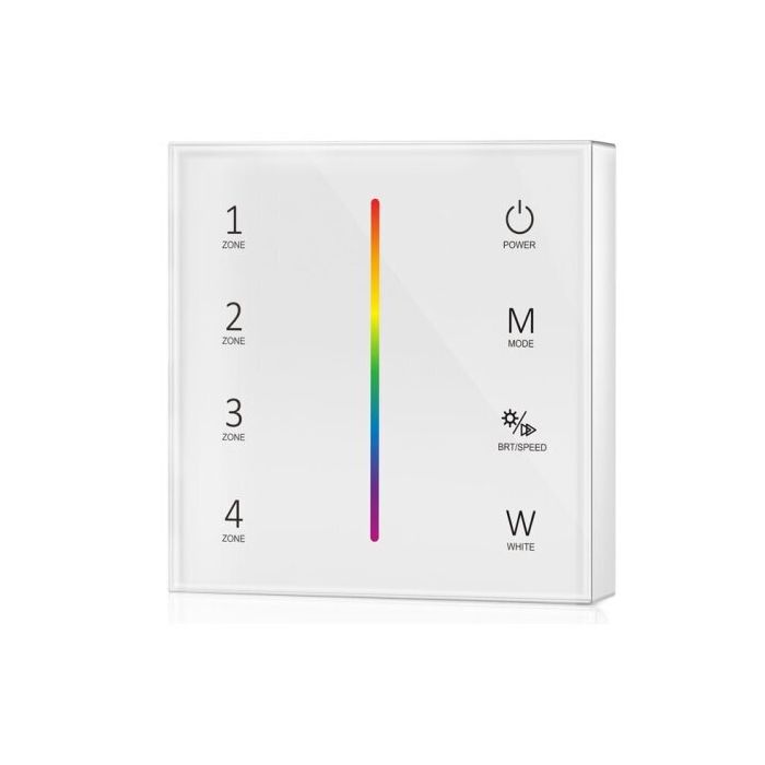 RGB & RGBW 4 Zone LED Wall Mounted Touch Panel Remote Control