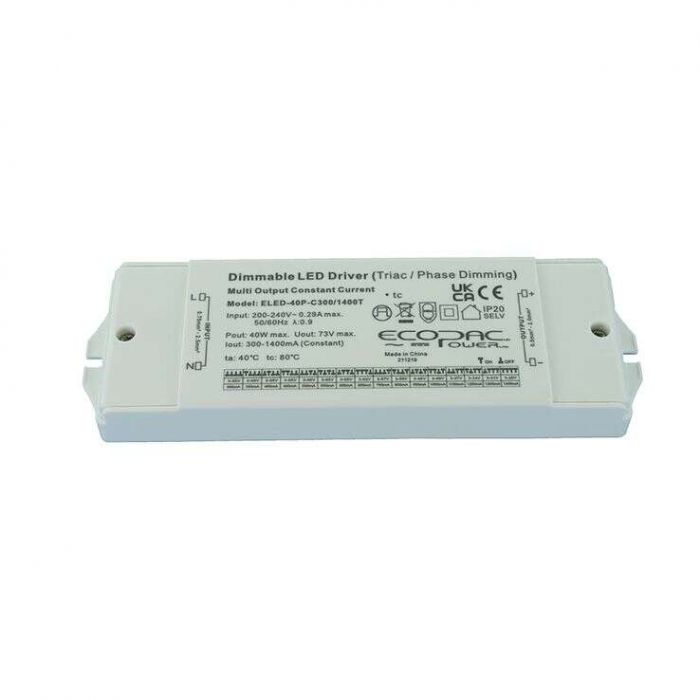 Ecopac ELED-40P-C300/1400T Selectable Current LED Driver