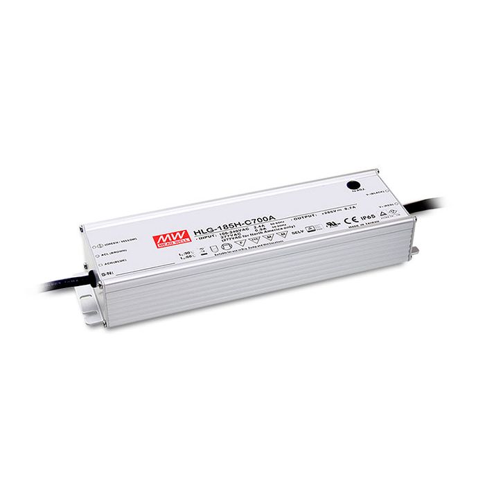 Mean Well LED Driver HLG-185H-C1400A 200W 1400mA