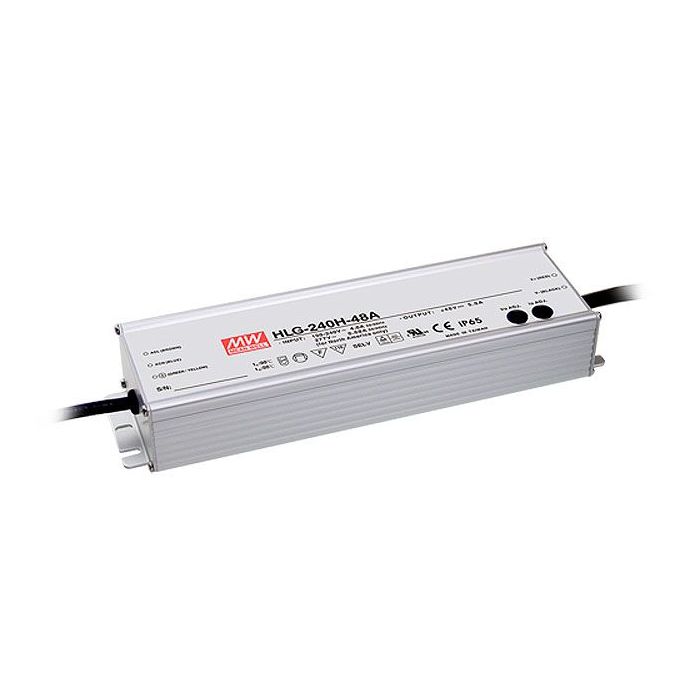 Mean Well HLG-240H B Series IP67 Rated LED Driver 192W - 240W 12V – 54V