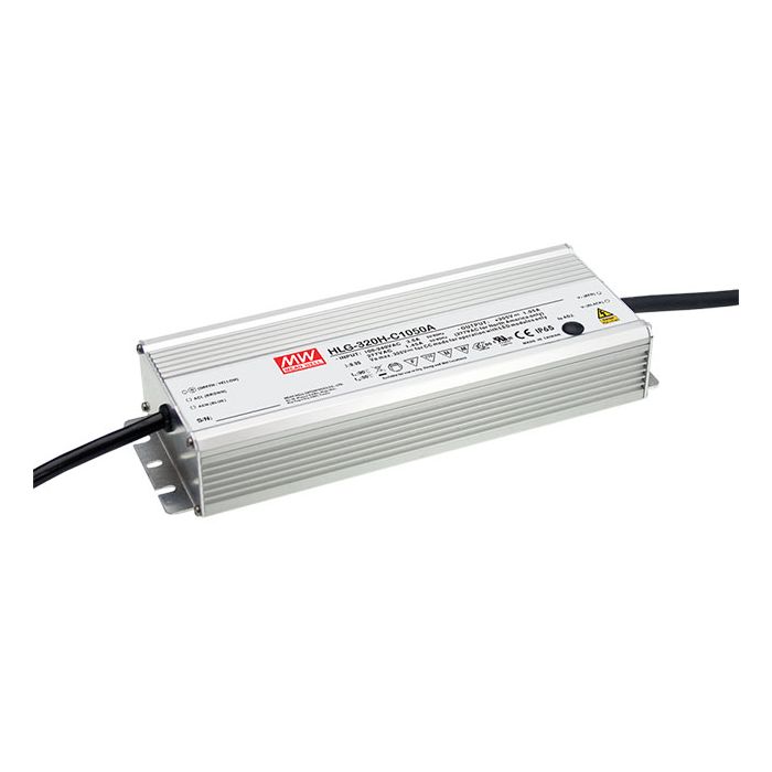 Mean Well HLG-320H-C Series LED Driver 299.6-320.6W 700-3500mA