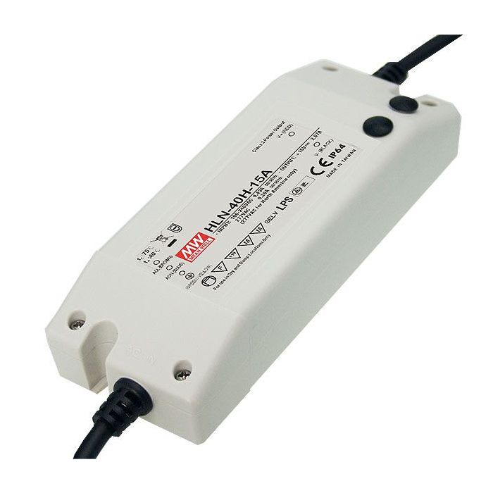 Mean Well HLN-40HB Series Dimmable LED Driver 40W 12V – 54V