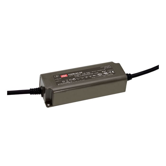 PWM-60 Series - 60W, 12V – 48V single output switching power supply﻿