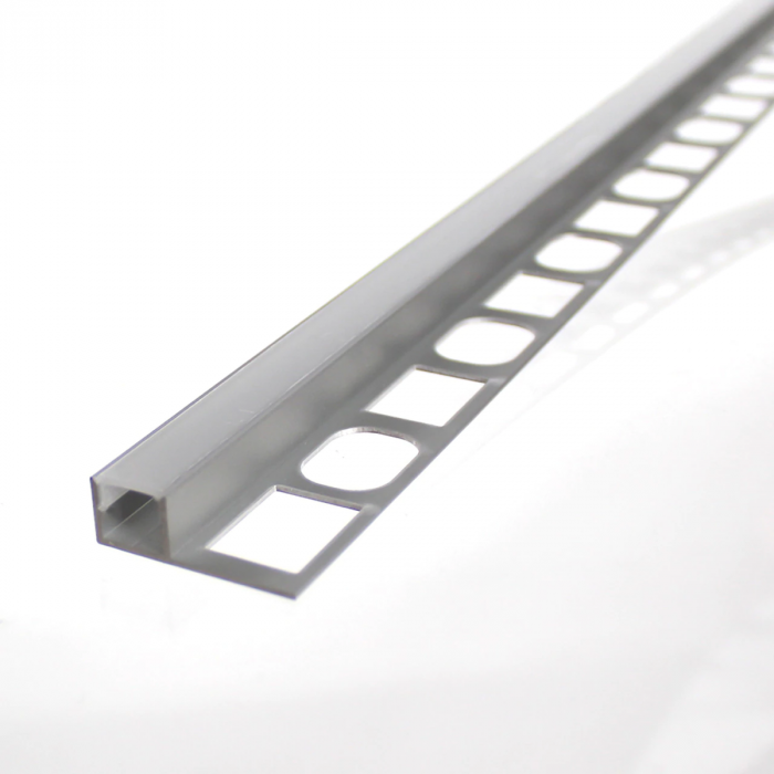 LED Profile 2M Tile In Aluminium Extrusion & Diffuse Cover