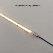 LED COB Strip to wire connector 8mm
