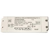 Ecopac ELED-25-12D Dali Dimmable Constant Voltage LED Driver 25W 12V